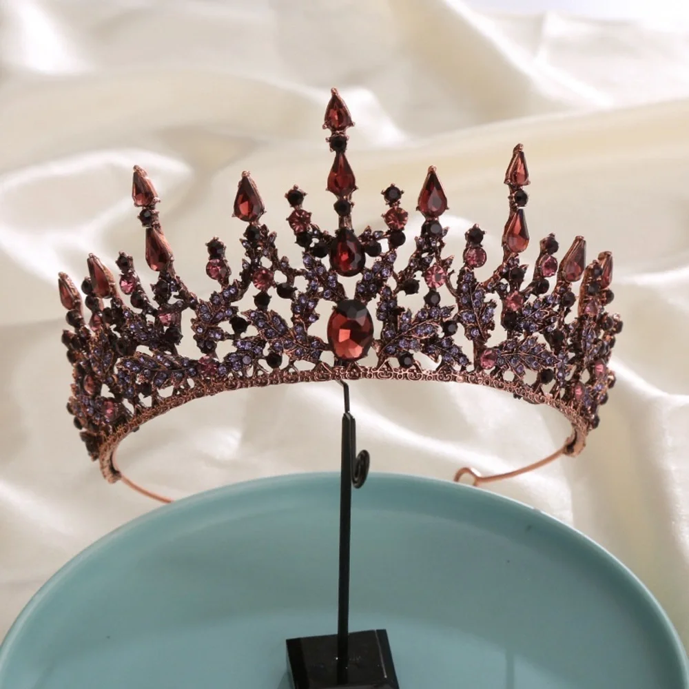 Elegant Burgundy Tiara